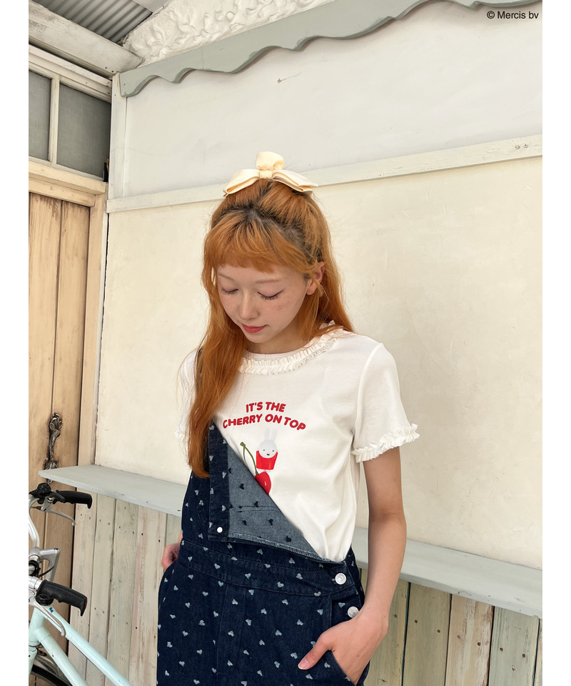 【miffy】Cherry TEE 詳細画像 オフホワイト 7