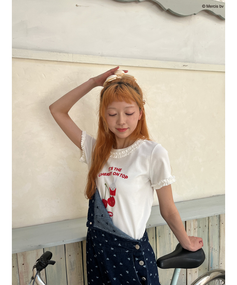 【miffy】Cherry TEE 詳細画像 オフホワイト 9