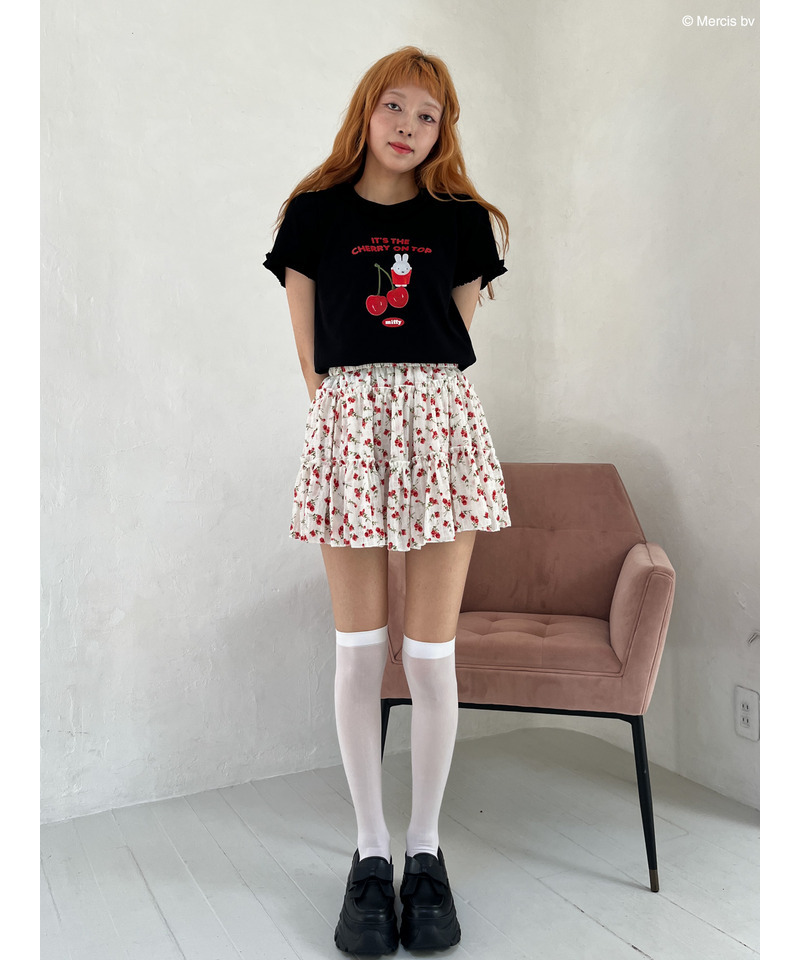 【miffy】Cherry TEE 詳細画像 ブラック 10