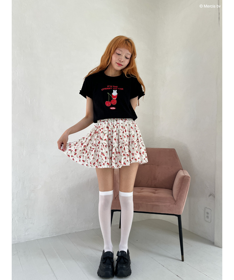 【miffy】Cherry TEE 詳細画像 ブラック 11