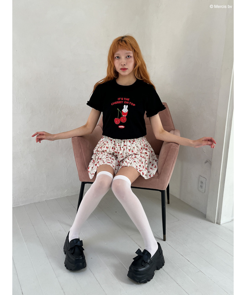 【miffy】Cherry TEE 詳細画像 ブラック 15