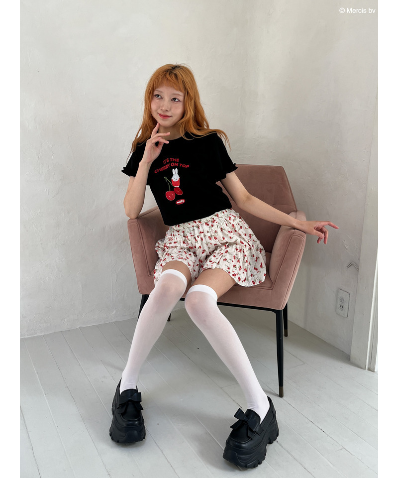 【miffy】Cherry TEE 詳細画像 ブラック 18