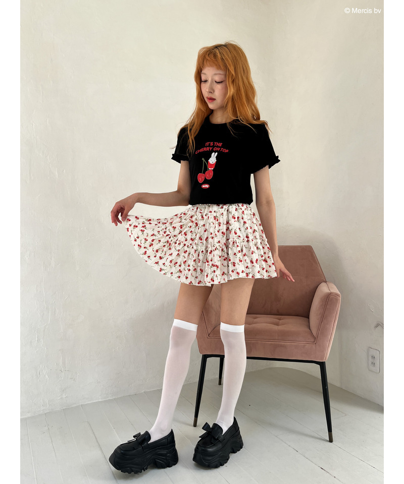 【miffy】Cherry TEE 詳細画像 ブラック 20