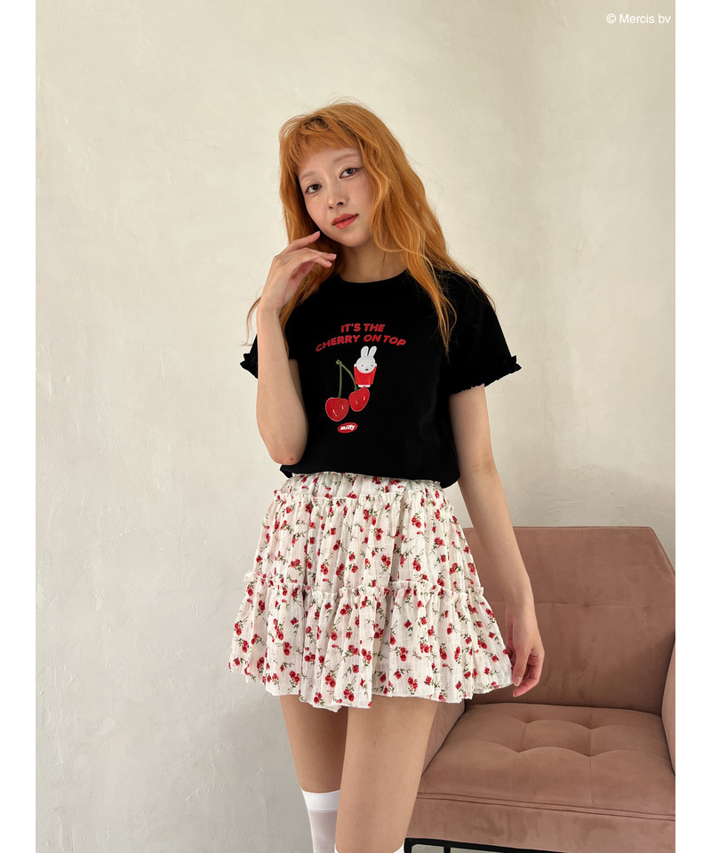【miffy】Cherry TEE 詳細画像 ブラック 21