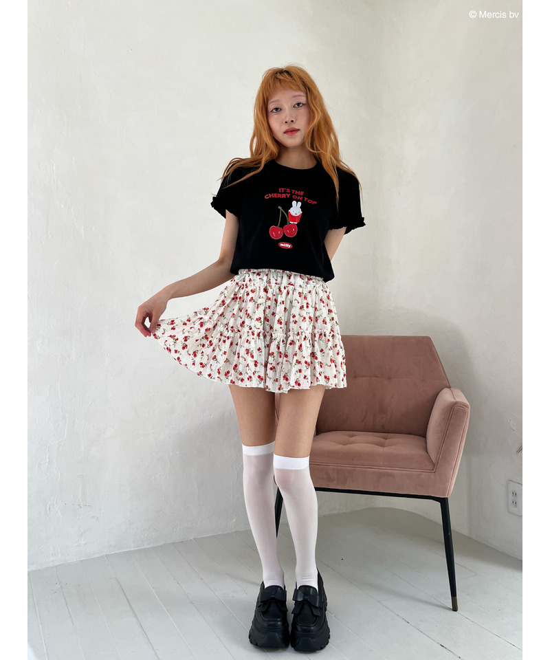 【miffy】Cherry TEE 詳細画像 ブラック 23