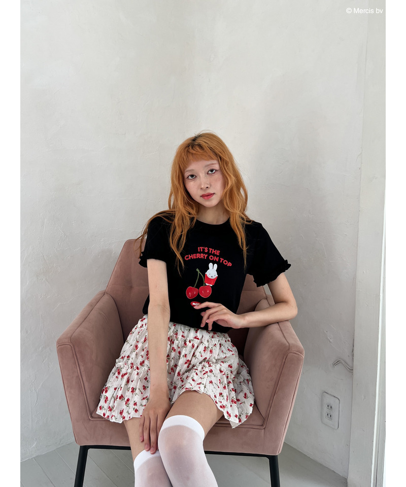 【miffy】Cherry TEE 詳細画像 ブラック 25