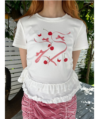 【miffy】Lovely Ribbon TEE