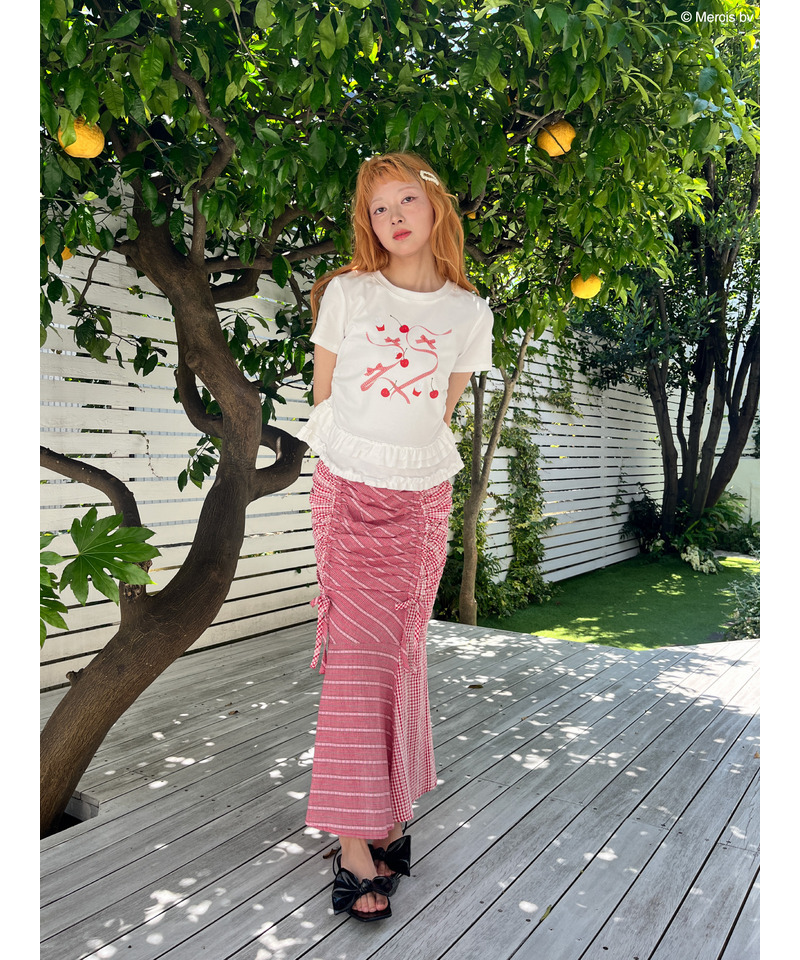【miffy】Lovely Ribbon TEE 詳細画像 オフホワイト 13
