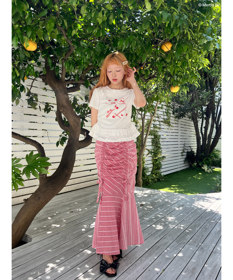 【miffy】Lovely Ribbon TEE 詳細画像 オフホワイト 14