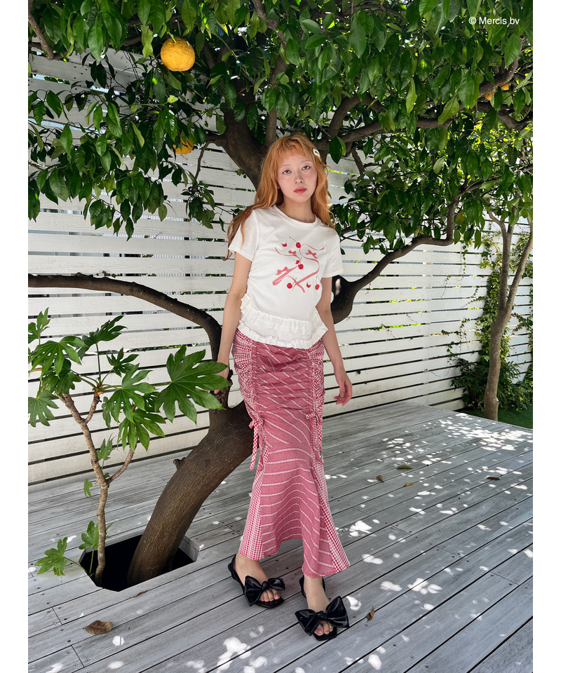【miffy】Lovely Ribbon TEE 詳細画像 オフホワイト 17