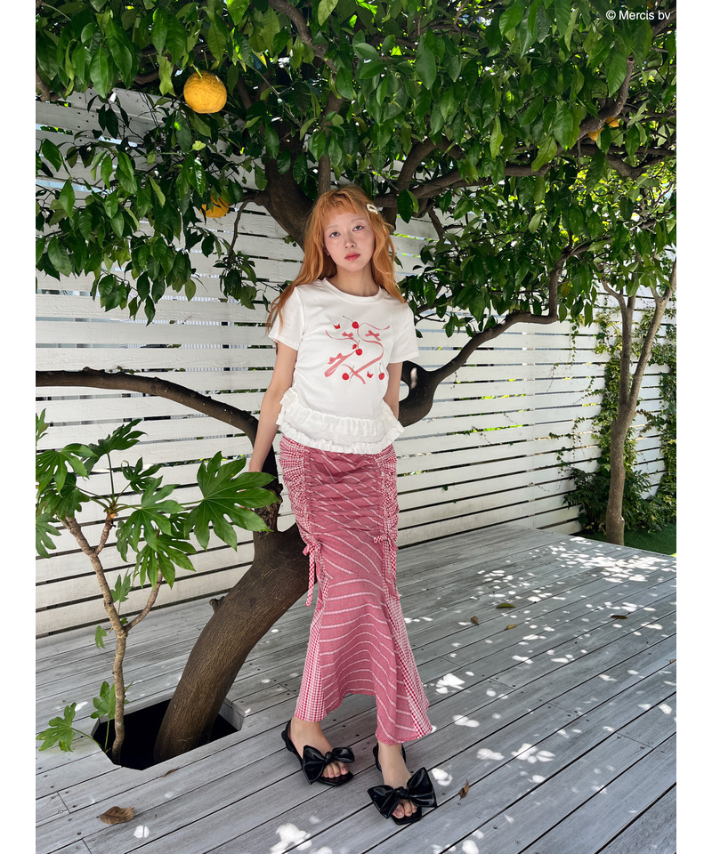 【miffy】Lovely Ribbon TEE 詳細画像 オフホワイト 9