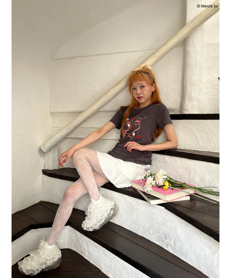 【miffy】Lovely Ribbon TEE 詳細画像 ブラック系 13