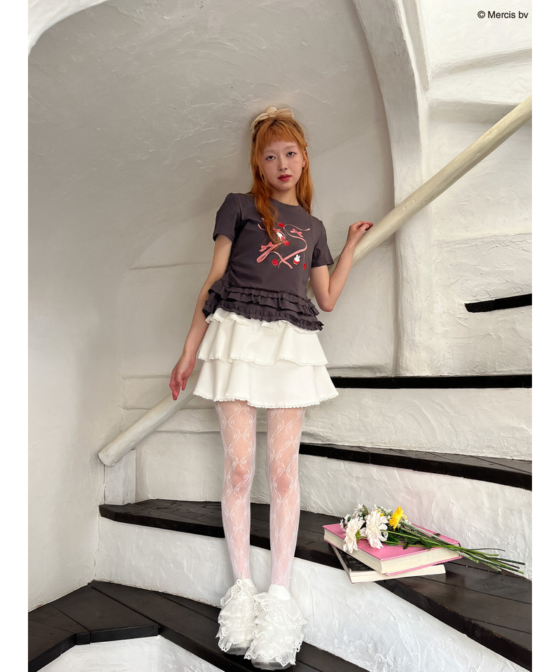 【miffy】Lovely Ribbon TEE 詳細画像 ブラック系 17