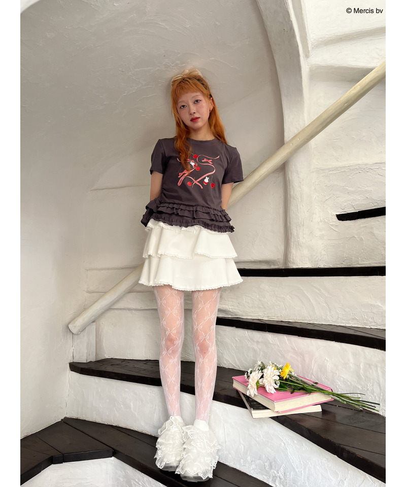 【miffy】Lovely Ribbon TEE 詳細画像 ブラック系 18