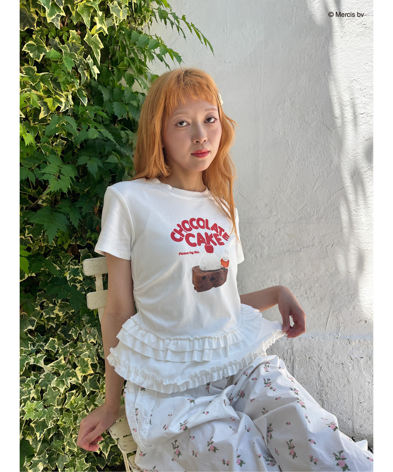 【miffy】Chocolate Cake TEE 詳細画像 オフホワイト 2