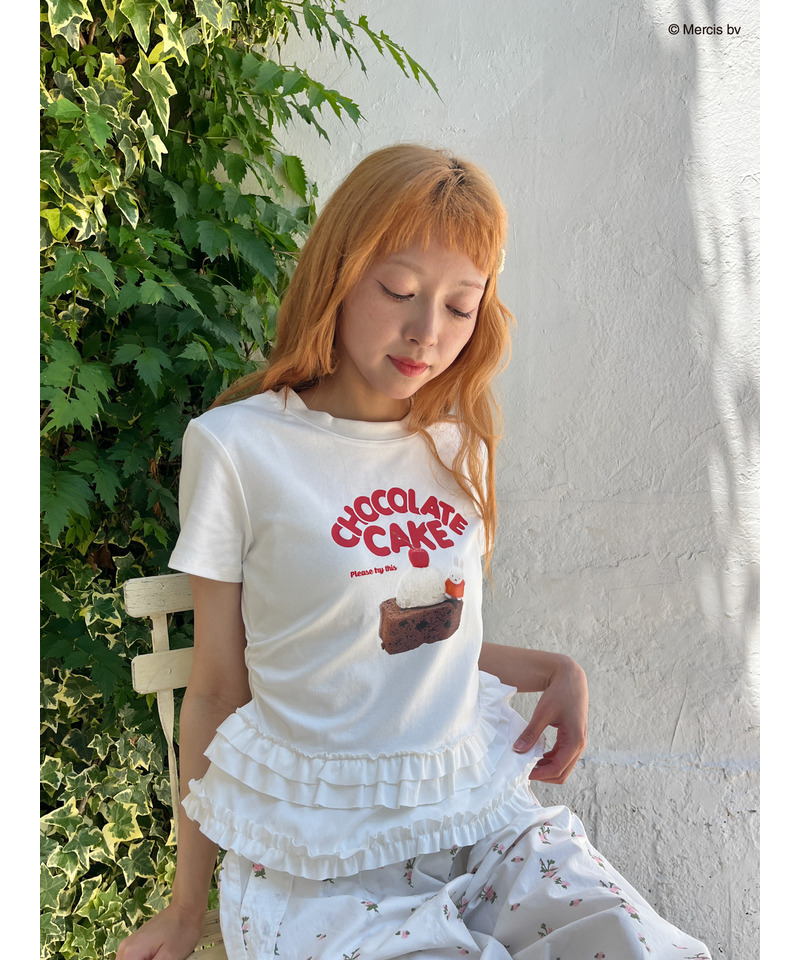 【miffy】Chocolate Cake TEE 詳細画像 オフホワイト 3