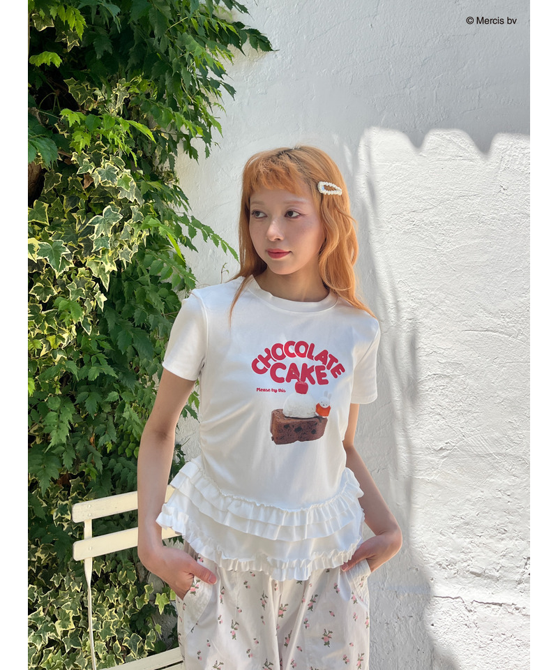 【miffy】Chocolate Cake TEE 詳細画像 オフホワイト 4