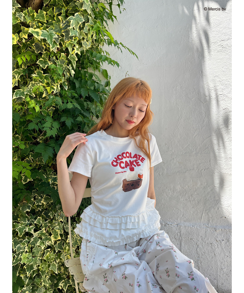 【miffy】Chocolate Cake TEE 詳細画像 オフホワイト 9
