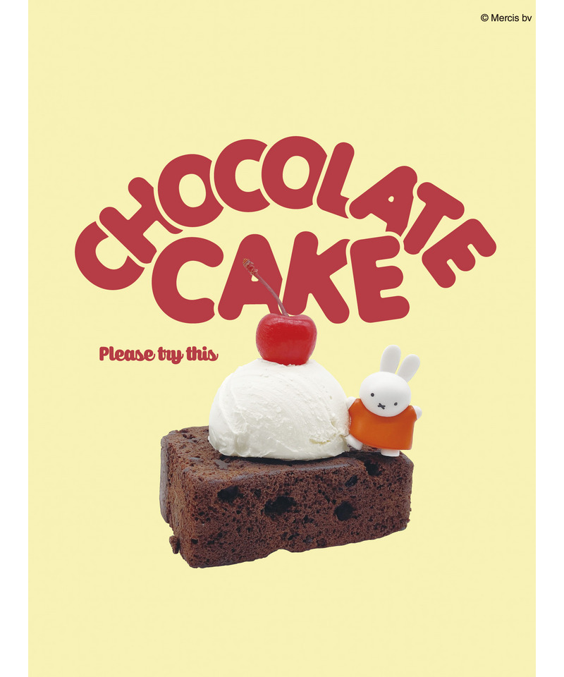 【miffy】Chocolate Cake TEE 詳細画像 ブラック系 14