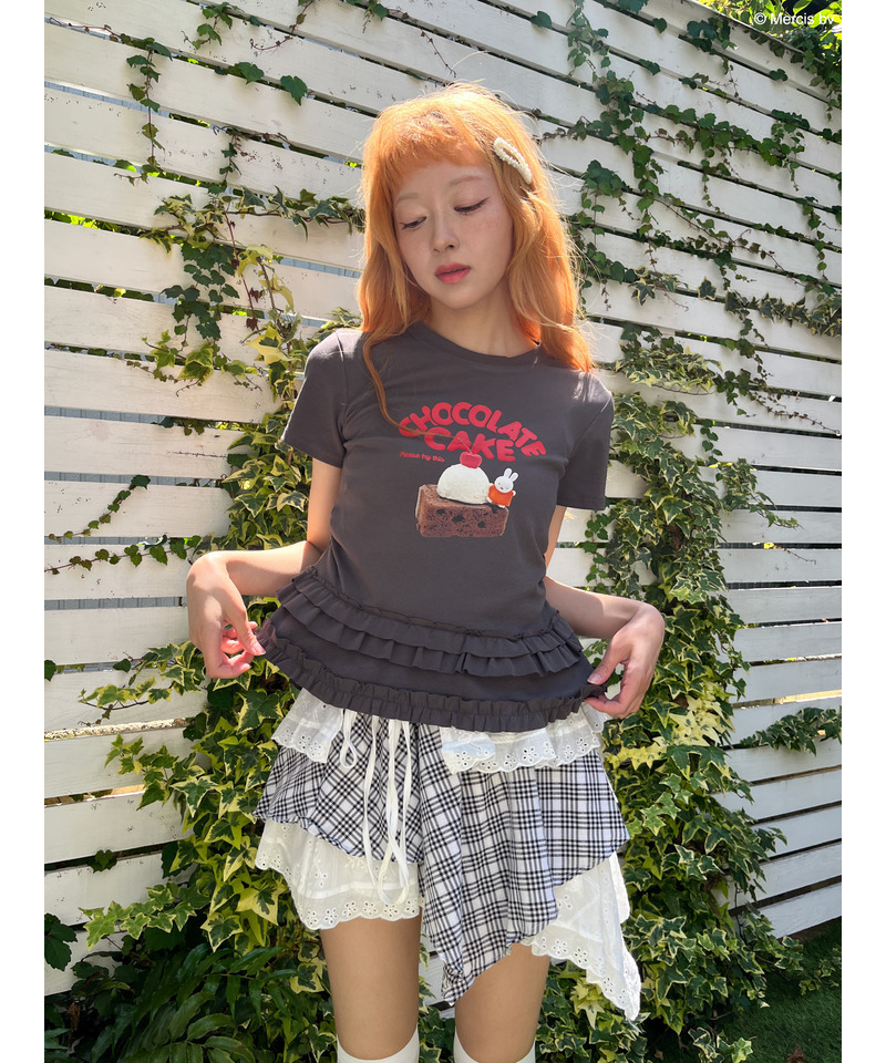 【miffy】Chocolate Cake TEE 詳細画像 ブラック系 3