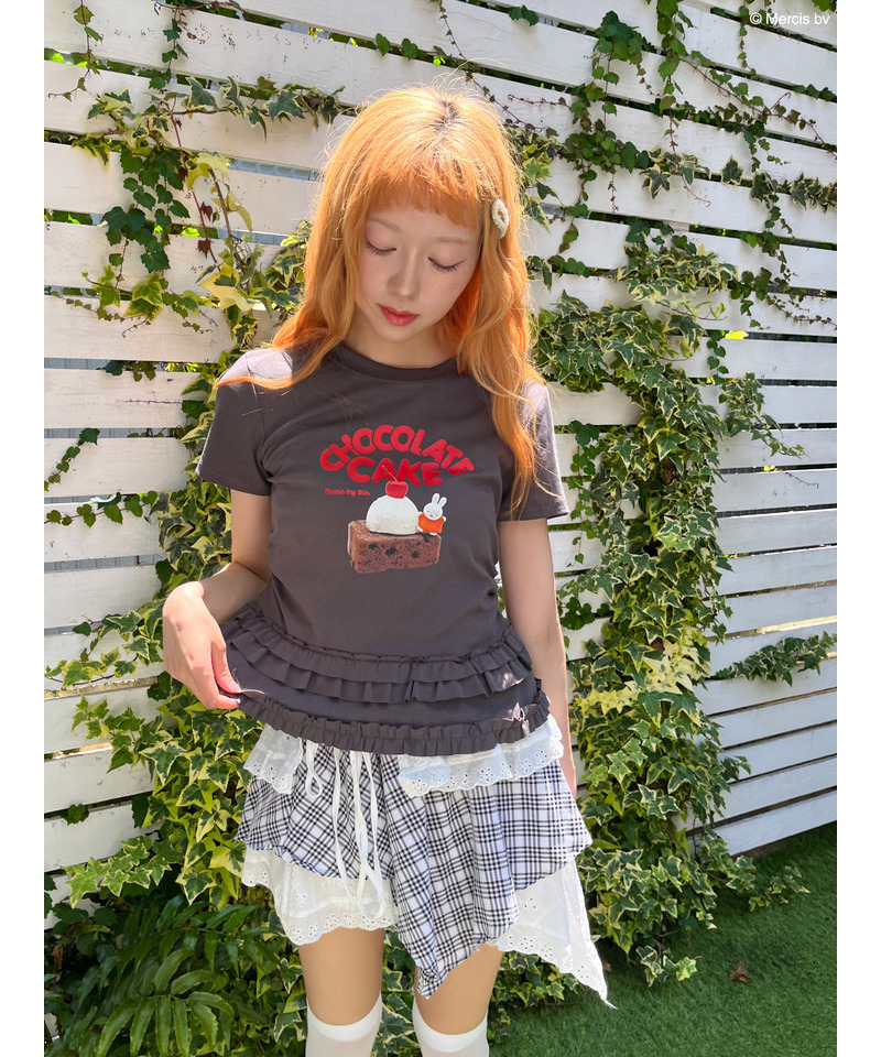 【miffy】Chocolate Cake TEE 詳細画像 ブラック系 4