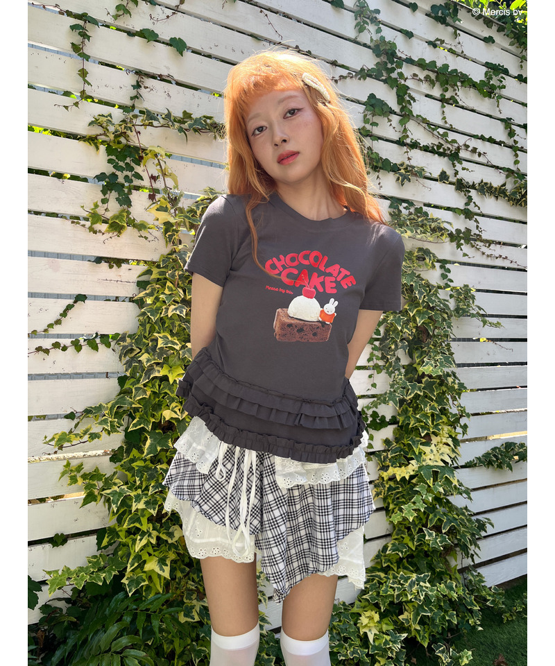 【miffy】Chocolate Cake TEE 詳細画像 ブラック系 5