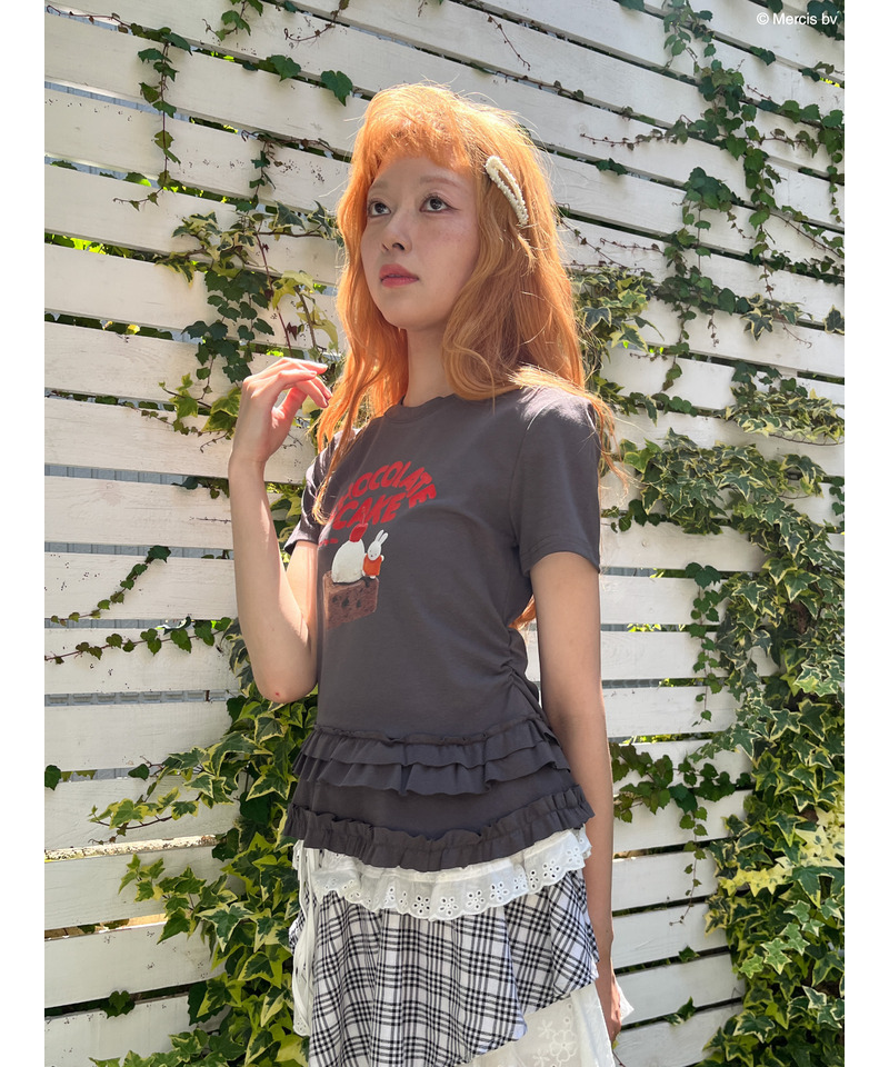 【miffy】Chocolate Cake TEE 詳細画像 ブラック系 6