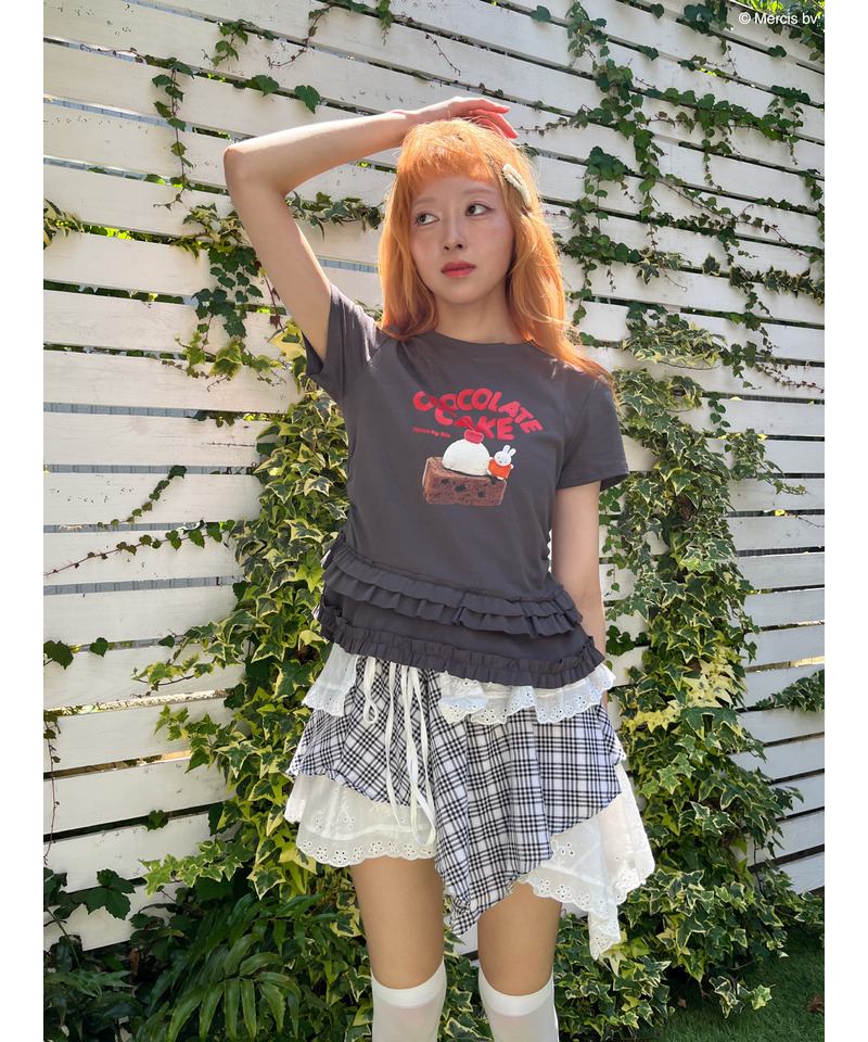 【miffy】Chocolate Cake TEE 詳細画像 ブラック系 8