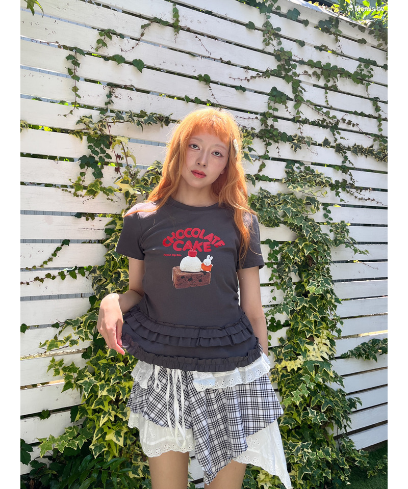 【miffy】Chocolate Cake TEE 詳細画像 ブラック系 9