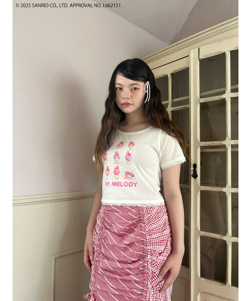 【MY MELODY】 ENCYCLOPEDIA TEE  詳細画像 オフホワイト 11