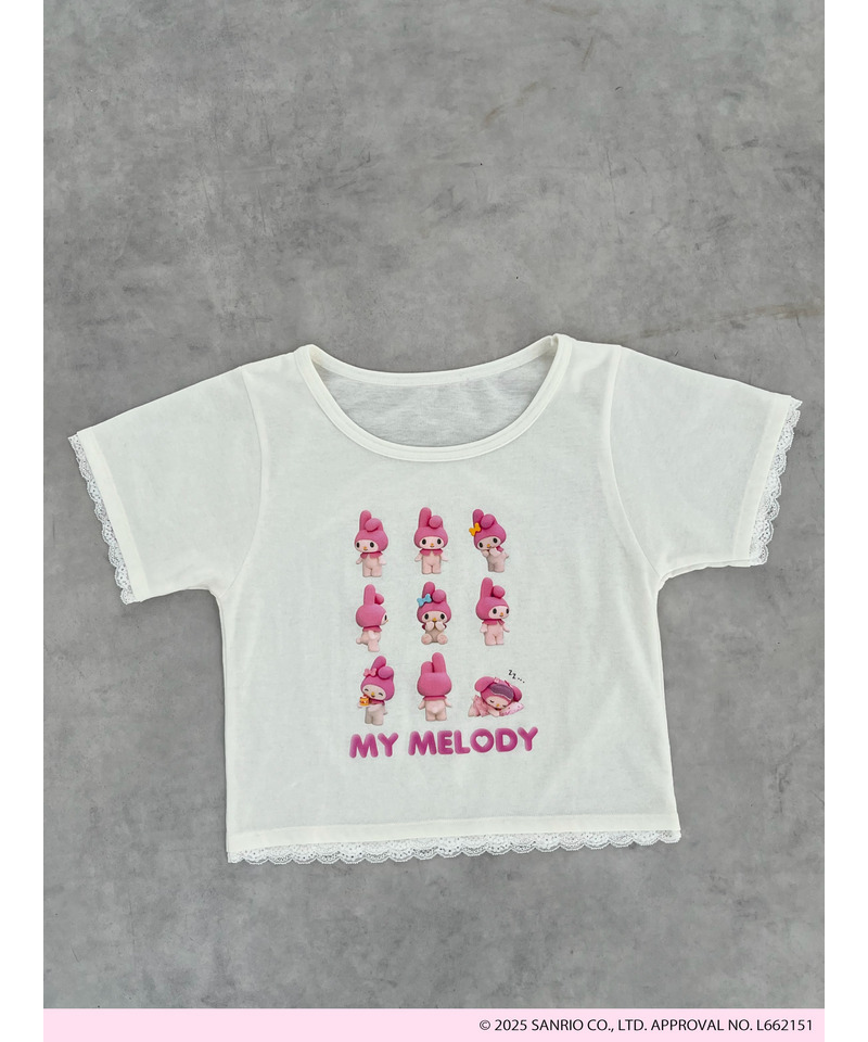 【MY MELODY】 ENCYCLOPEDIA TEE  詳細画像 オフホワイト 12