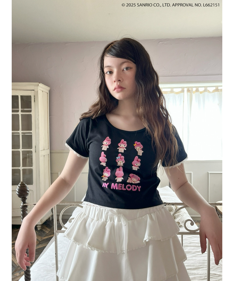 【MY MELODY】 ENCYCLOPEDIA TEE  詳細画像 ブラック 11