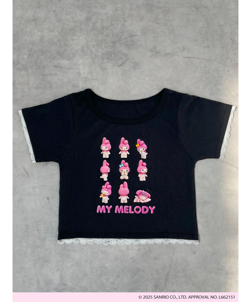 【MY MELODY】 ENCYCLOPEDIA TEE  詳細画像 ブラック 16
