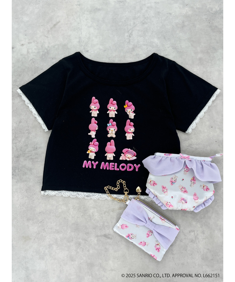 【MY MELODY】 ENCYCLOPEDIA TEE  詳細画像 ブラック 18