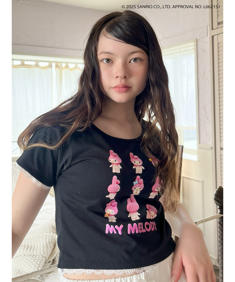 【MY MELODY】 ENCYCLOPEDIA TEE  詳細画像 ブラック 27