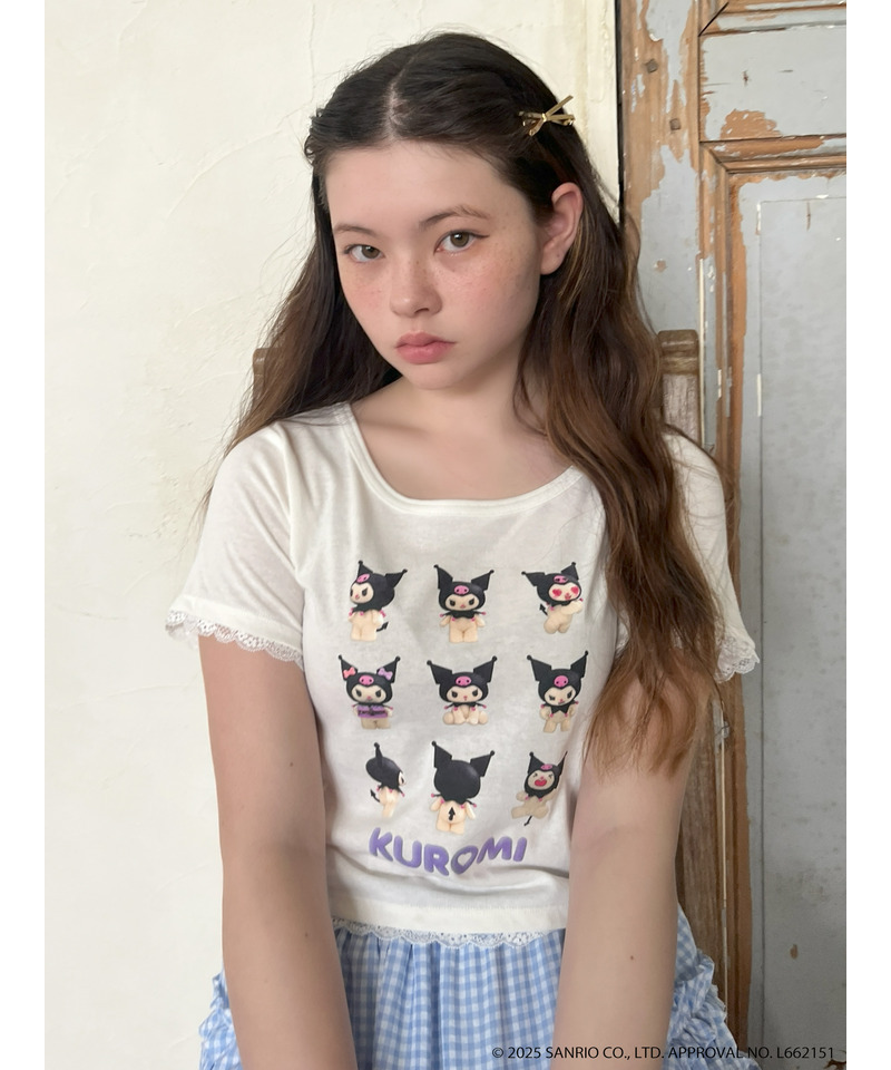 【KUROMI】 ENCYCLOPEDIA TEE  詳細画像 オフホワイト 11