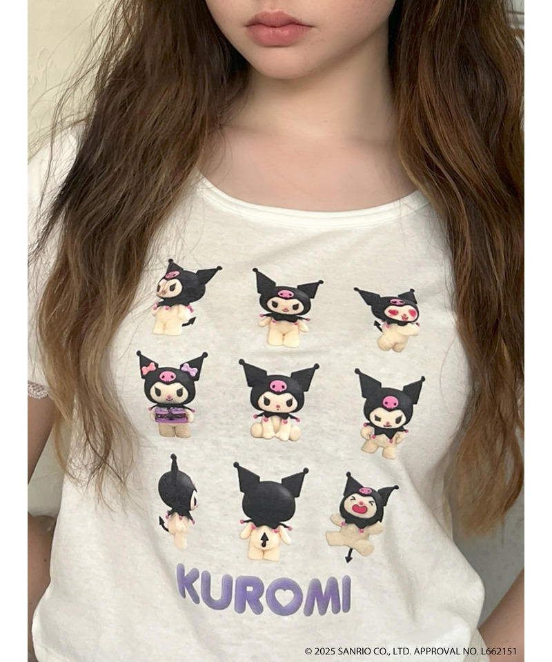 【KUROMI】 ENCYCLOPEDIA TEE  詳細画像 オフホワイト 2