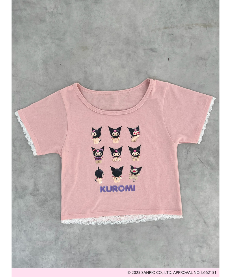 【KUROMI】 ENCYCLOPEDIA TEE  詳細画像 ピンク 15