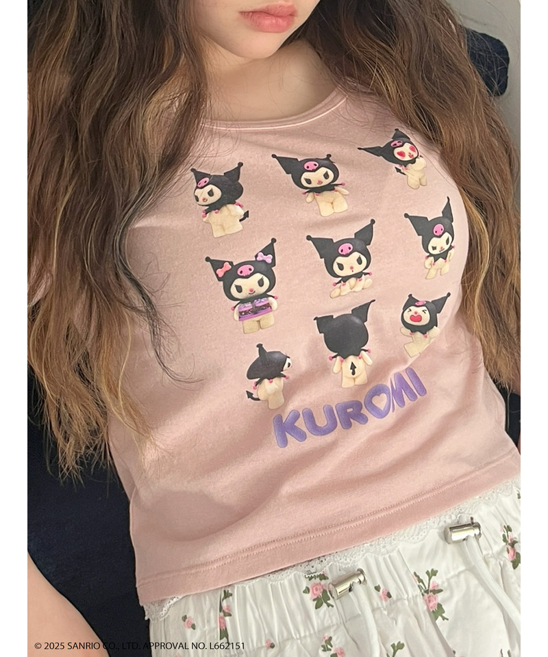 【KUROMI】 ENCYCLOPEDIA TEE  詳細画像 ピンク 2