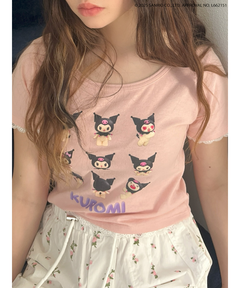 【KUROMI】 ENCYCLOPEDIA TEE  詳細画像 ピンク 3