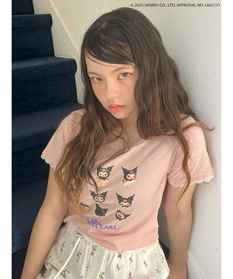【KUROMI】 ENCYCLOPEDIA TEE  詳細画像 ピンク 7