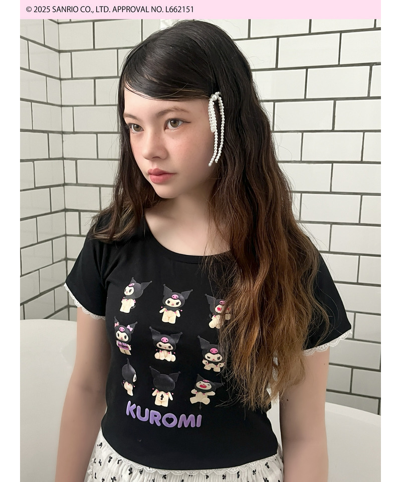 【KUROMI】 ENCYCLOPEDIA TEE  詳細画像 ブラック 1