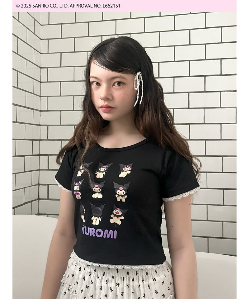 【KUROMI】 ENCYCLOPEDIA TEE  詳細画像 ブラック 10