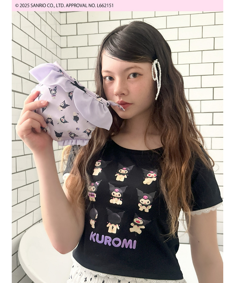 【KUROMI】 ENCYCLOPEDIA TEE  詳細画像 ブラック 11