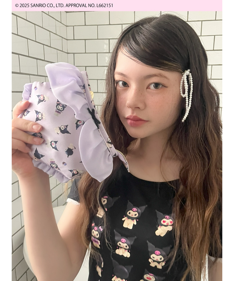 【KUROMI】 ENCYCLOPEDIA TEE  詳細画像 ブラック 12