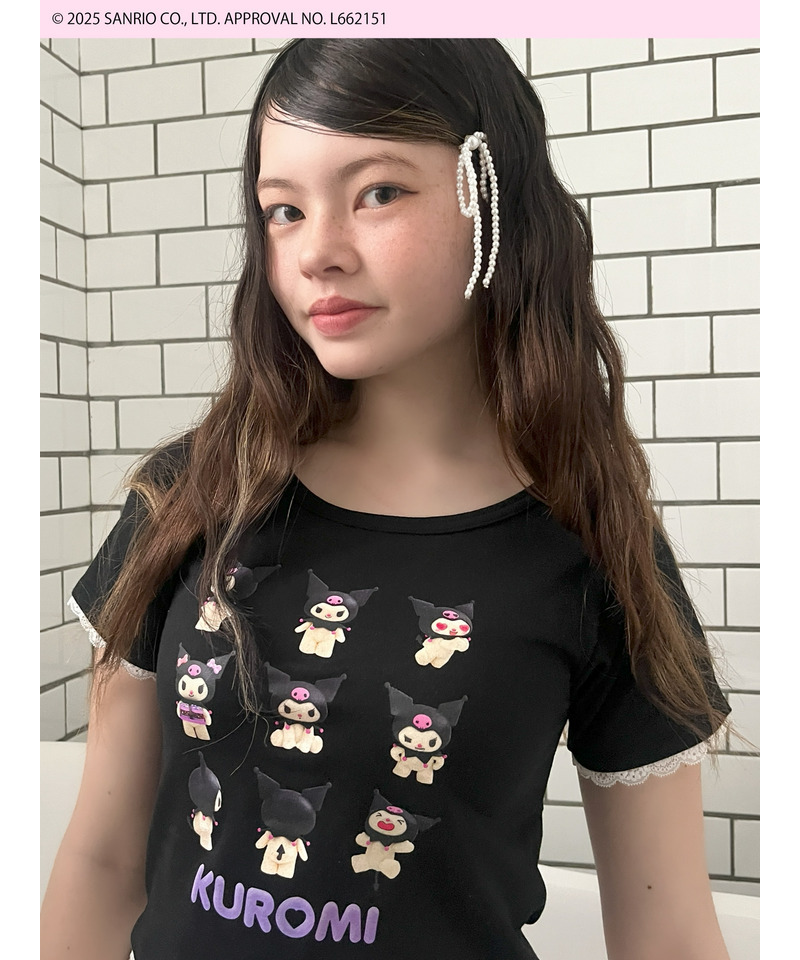 【KUROMI】 ENCYCLOPEDIA TEE  詳細画像 ブラック 3