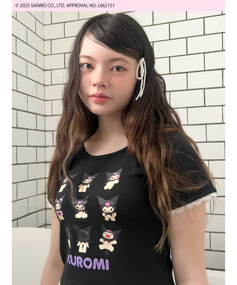 【KUROMI】 ENCYCLOPEDIA TEE  詳細画像 ブラック 8
