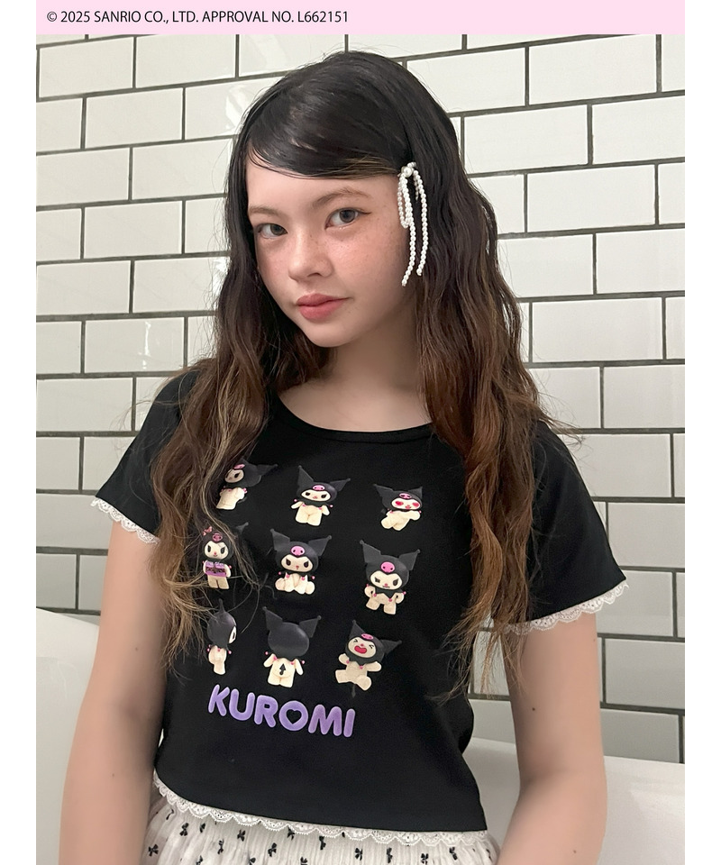【KUROMI】 ENCYCLOPEDIA TEE  詳細画像 ブラック 9