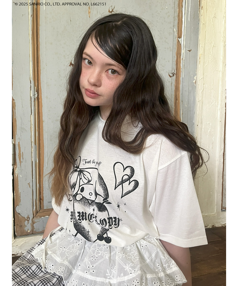 【MY MELODY】GRAPHICAL TEE  詳細画像 オフホワイト 10