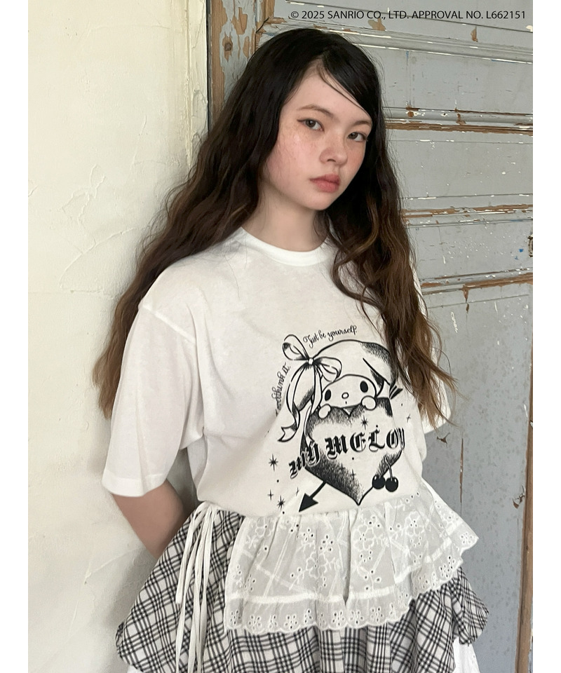 【MY MELODY】GRAPHICAL TEE  詳細画像 オフホワイト 15